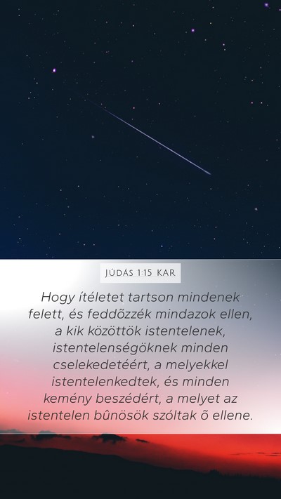 Júdás 1:15 KAR Bible Verse Image