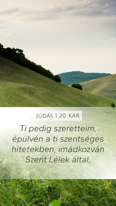 Júdás 1:20 KAR Bible Verse Image