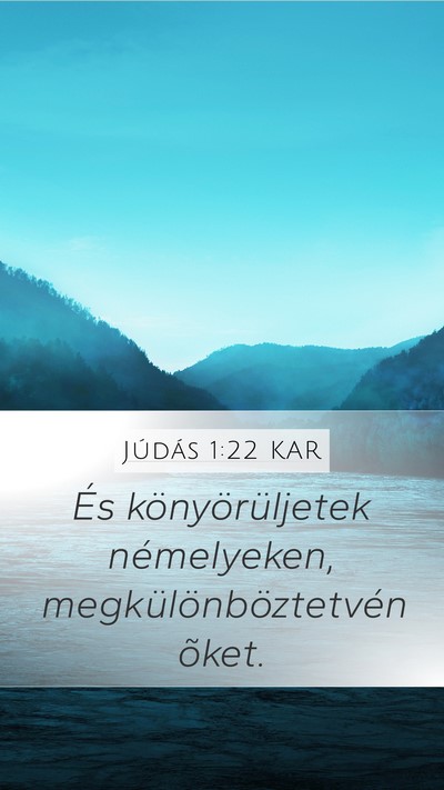 Júdás 1:22 KAR Bible Verse Image
