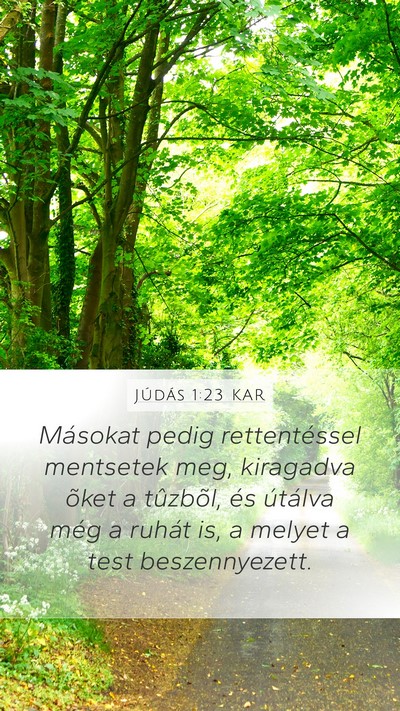 Júdás 1:23 KAR Bible Verse Image