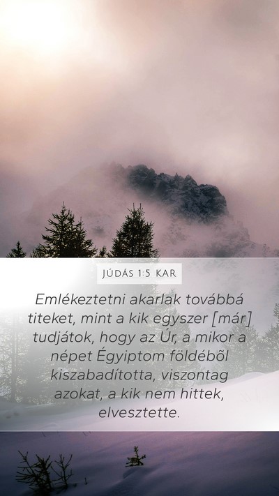 Júdás 1:5 KAR Bible Verse Image