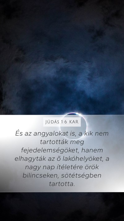 Júdás 1:6 KAR Bible Verse Image