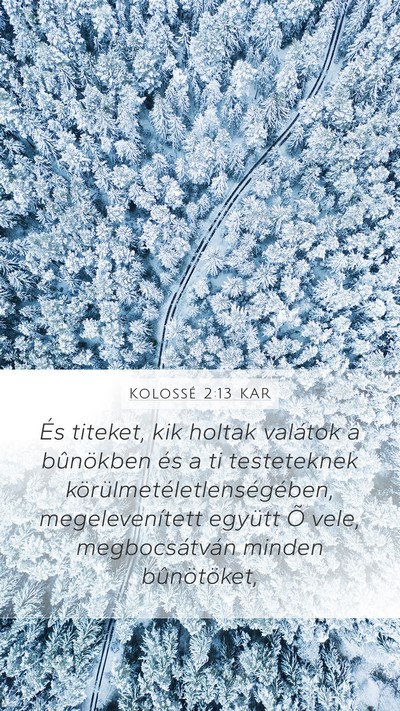 Kolossé 2:13 KAR Bible Verse Image
