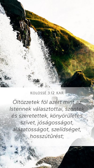 Kolossé 3:12 KAR Bible Verse Image