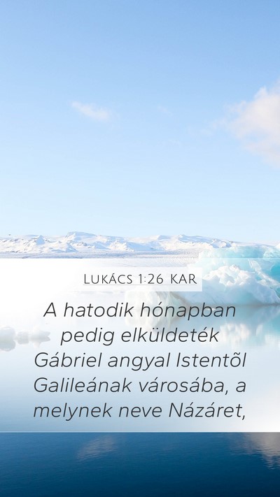 Lukács 1:26 KAR Bible Verse Image