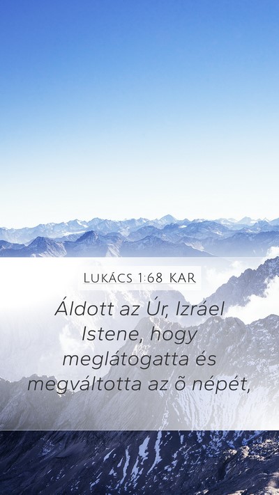 Lukács 1:68 KAR Bible Verse Image