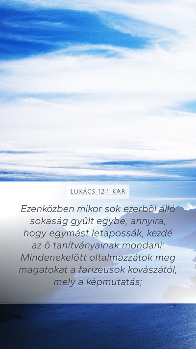 Lukács 12:1 KAR Bible Verse Image