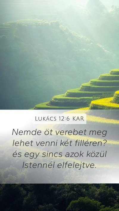 Lukács 12:6 KAR Bible Verse Image