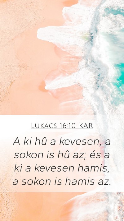Lukács 16:10 KAR Bible Verse Image
