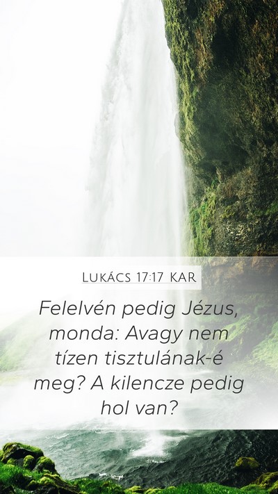 Lukács 17:17 KAR Bible Verse Image