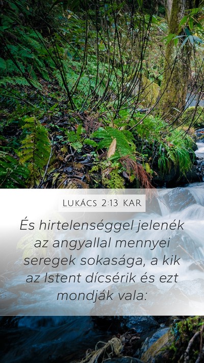 Lukács 2:13 KAR Bible Verse Image