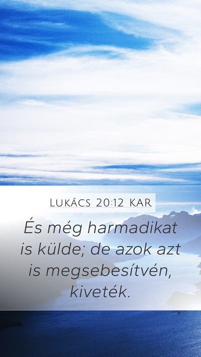 Lukács 20:12 KAR Bible Verse Image