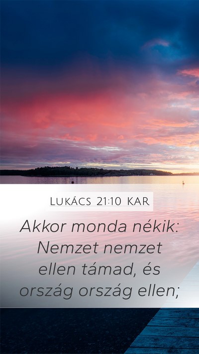Lukács 21:10 KAR Bible Verse Image