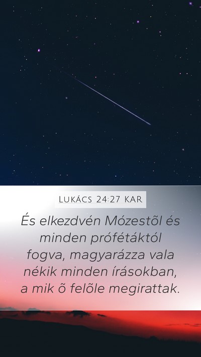 Lukács 24:27 KAR Bible Verse Image