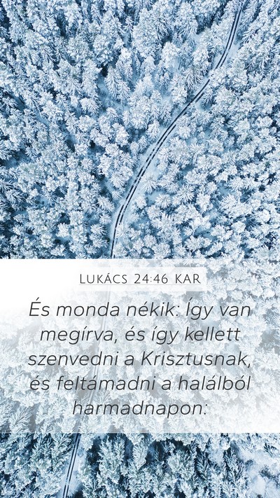 Lukács 24:46 KAR Bible Verse Image