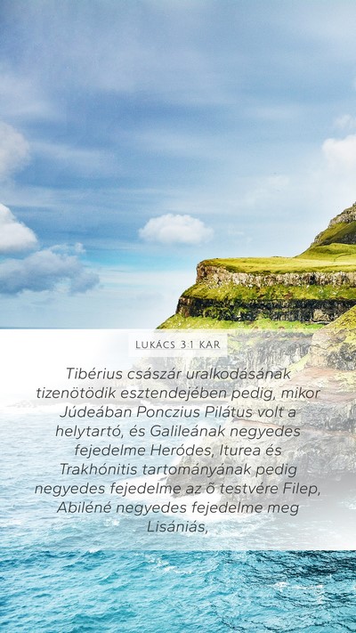 Lukács 3:1 KAR Bible Verse Image