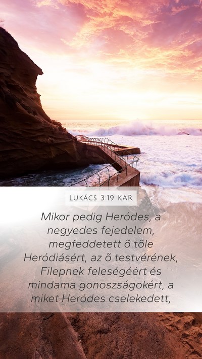 Lukács 3:19 KAR Bible Verse Image