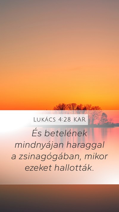 Lukács 4:28 KAR Bible Verse Image