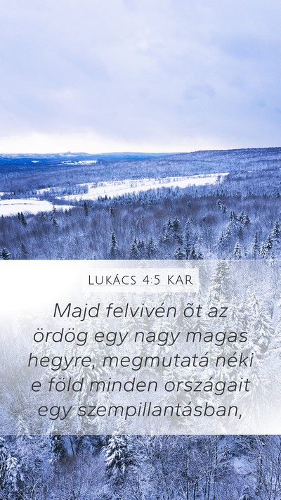 Lukács 4:5 KAR Bible Verse Image