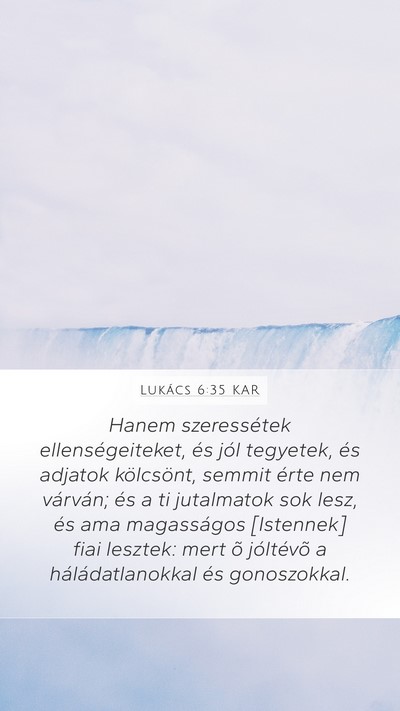 Lukács 6:35 KAR Bible Verse Image