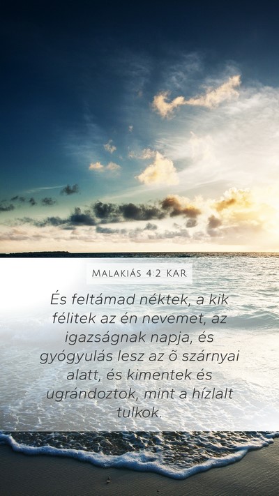 Malakiás 4:2 KAR Bible Verse Image