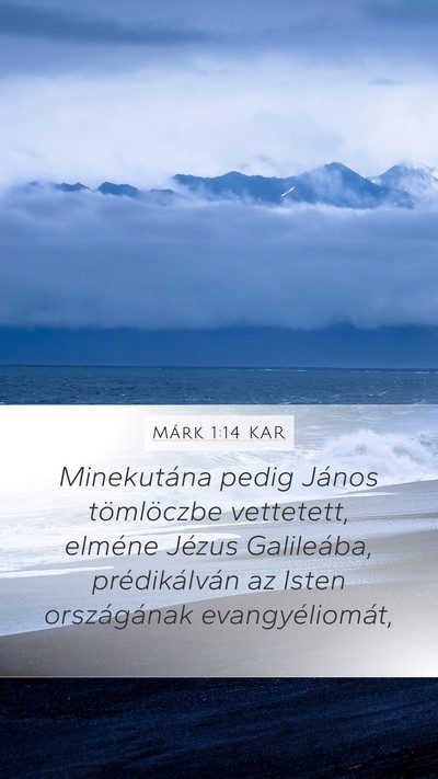 Márk 1:14 KAR Bible Verse Image