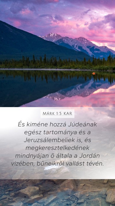 Márk 1:5 KAR Bible Verse Image