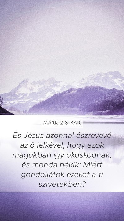 Márk 2:8 KAR Bible Verse Image