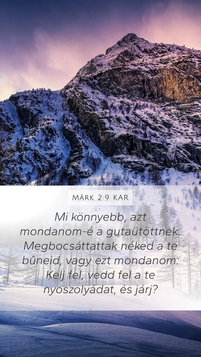 Márk 2:9 KAR Bible Verse Image