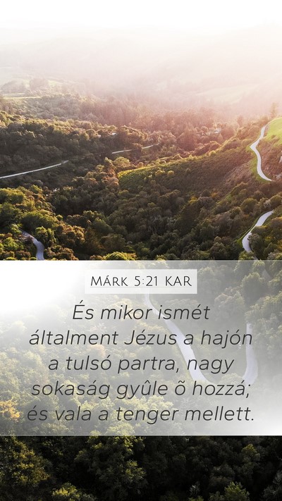 Márk 5:21 KAR Bible Verse Image