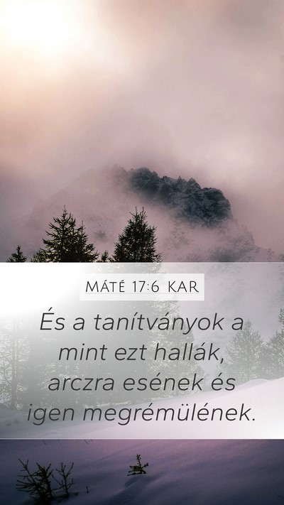 Máté 17:6 KAR Bible Verse Image