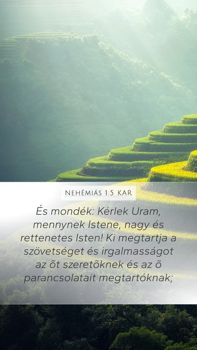 Nehémiás 1:5 KAR Bible Verse Image