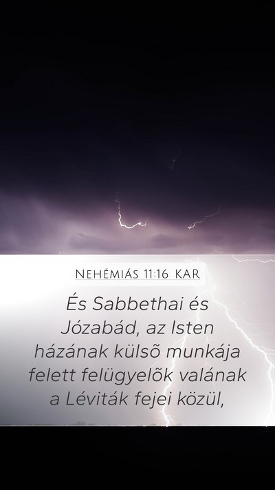 Nehémiás 11:16 KAR Bible Verse Image