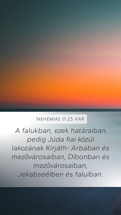Nehémiás 11:25 KAR Bible Verse Image