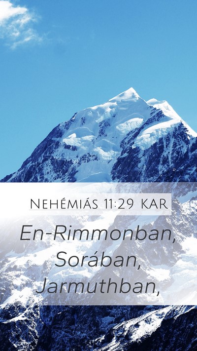 Nehémiás 11:29 KAR Bible Verse Image