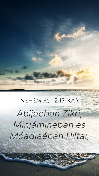 Nehémiás 12:17 KAR Bible Verse Image