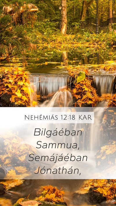 Nehémiás 12:18 KAR Bible Verse Image