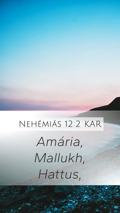 Nehémiás 12:2 KAR Bible Verse Image