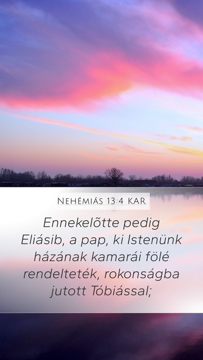 Nehémiás 13:4 KAR Bible Verse Image