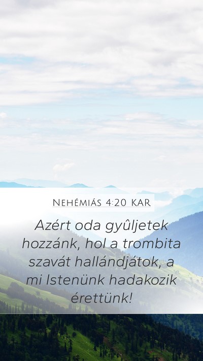 Nehémiás 4:20 KAR Bible Verse Image