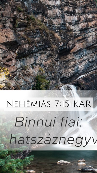 Nehémiás 7:15 KAR Bible Verse Image