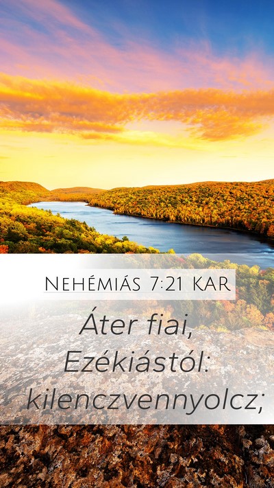 Nehémiás 7:21 KAR Bible Verse Image