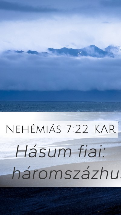 Nehémiás 7:22 KAR Bible Verse Image
