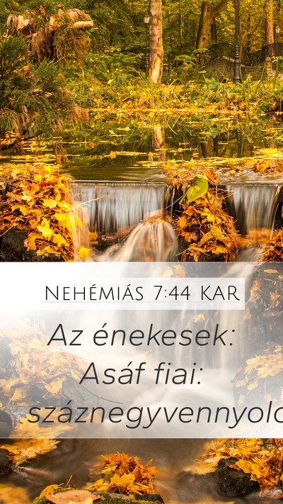 Nehémiás 7:44 KAR Bible Verse Image
