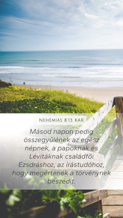 Nehémiás 8:13 KAR Bible Verse Image