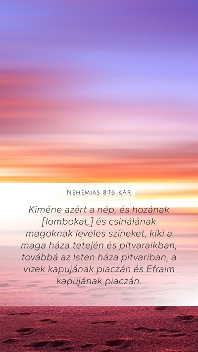 Nehémiás 8:16 KAR Bible Verse Image