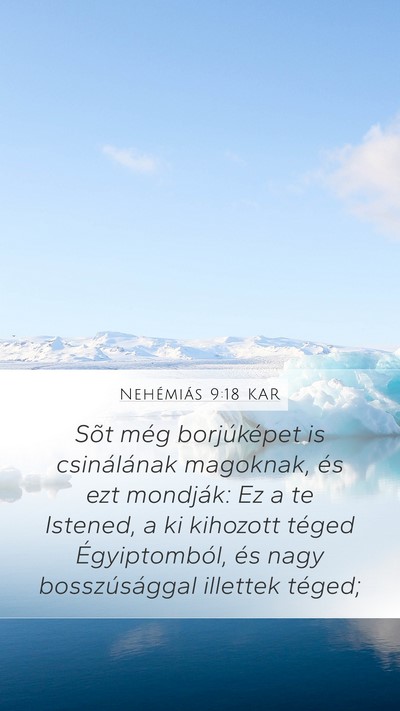 Nehémiás 9:18 KAR Bible Verse Image