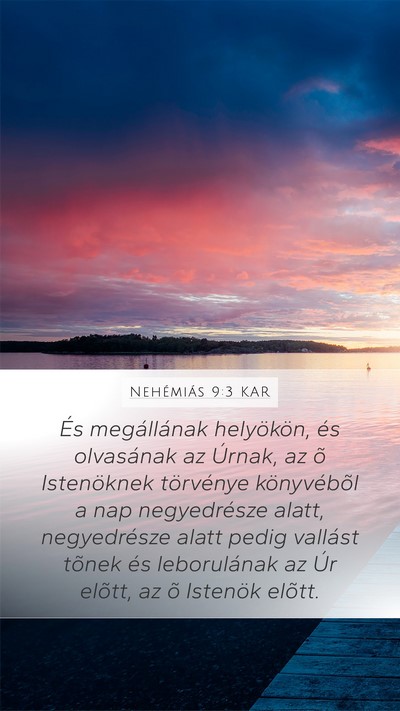 Nehémiás 9:3 KAR Bible Verse Image
