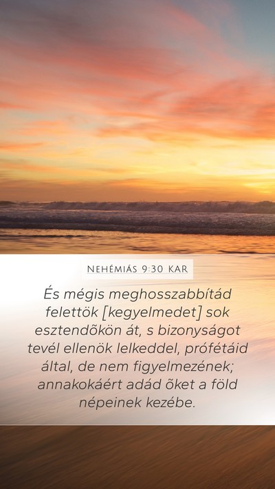 Nehémiás 9:30 KAR Bible Verse Image