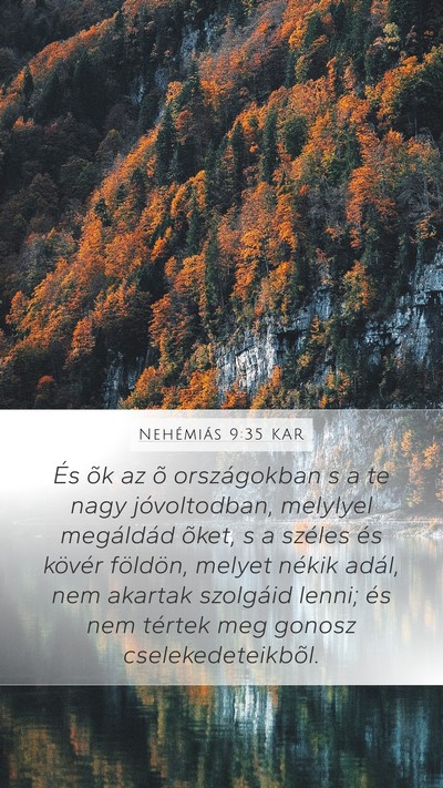 Nehémiás 9:35 KAR Bible Verse Image
